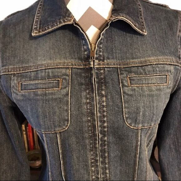 GAP SMALL Stretch Denim Jacket Excellent Condition - Picture 4 of 7